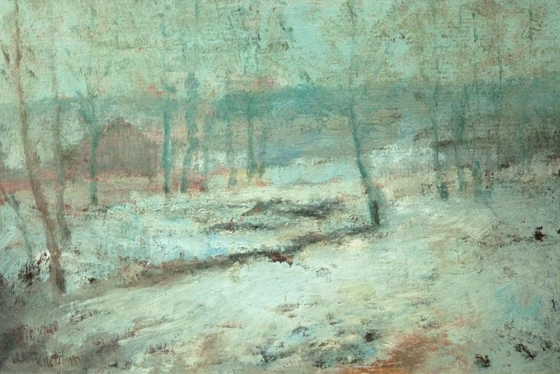 John Henry Twachtman Snow Scene china oil painting image